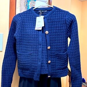 MNG Mango new with tags cropped cardigan XS